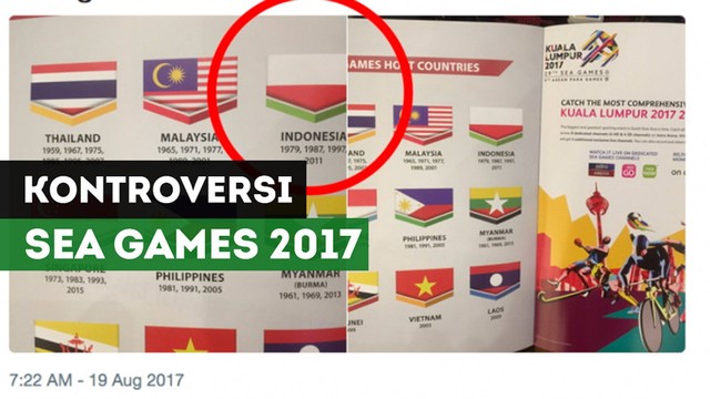 Streaming Kontroversi Bendera Indonesia Terbalik Ramaikan Pembukaan Sea Games 2017 Vidio Com