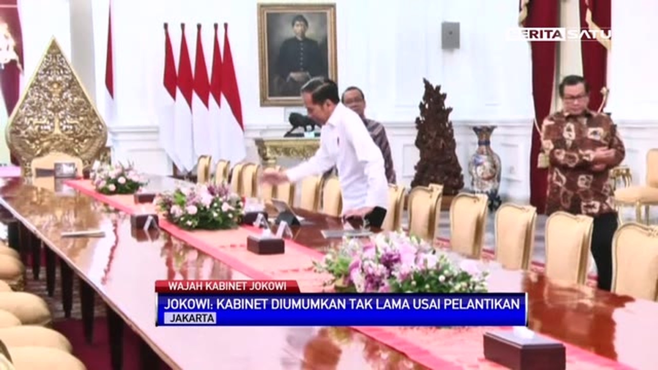 Streaming Menteri Lama Dipertahankan di Kabinet Kerja 