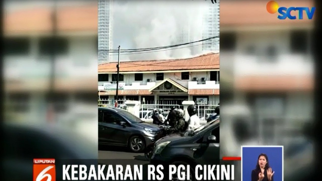 Streaming Kebakaran di Rumah Sakit PGI Cikini, Api Diduga ...