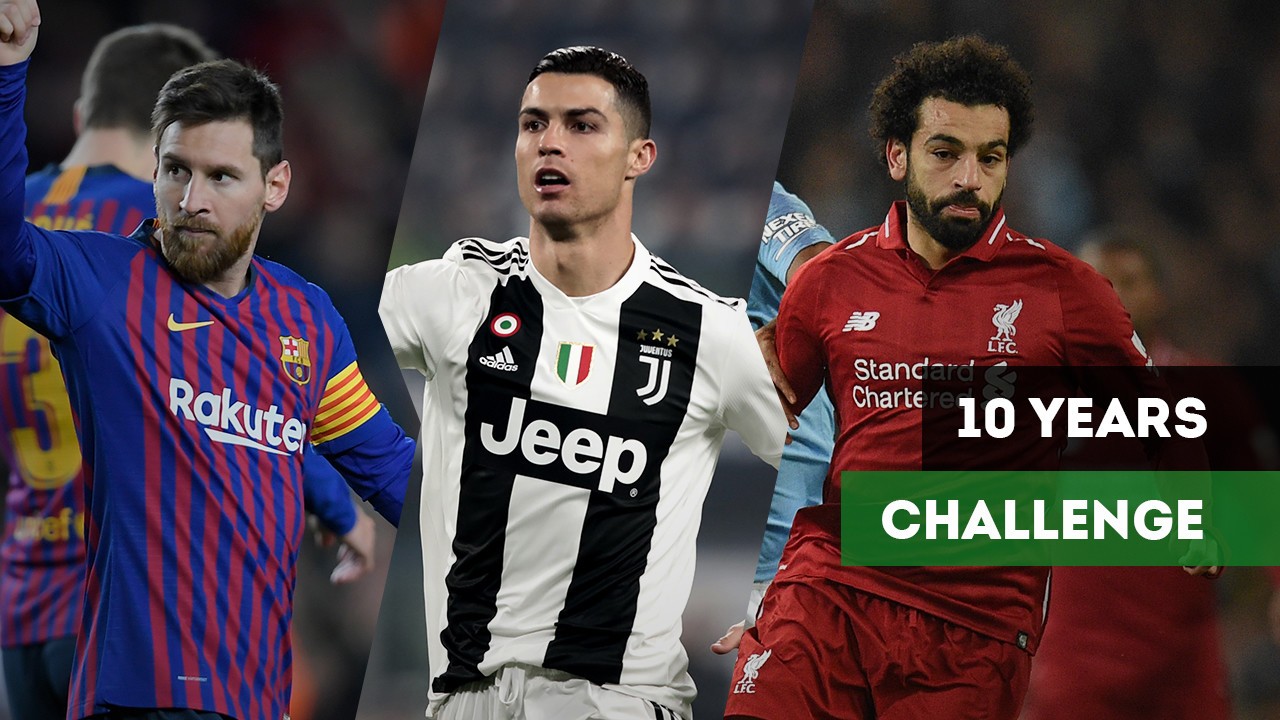 Streaming 10 Years Challenge Messi Ronaldo Dan Pesepakbola Top Dunia Vidio Com