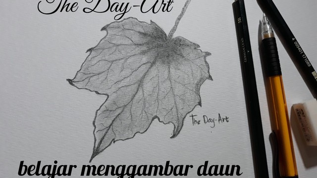 Menggambar Daun Menggambar Dan Mewarnai