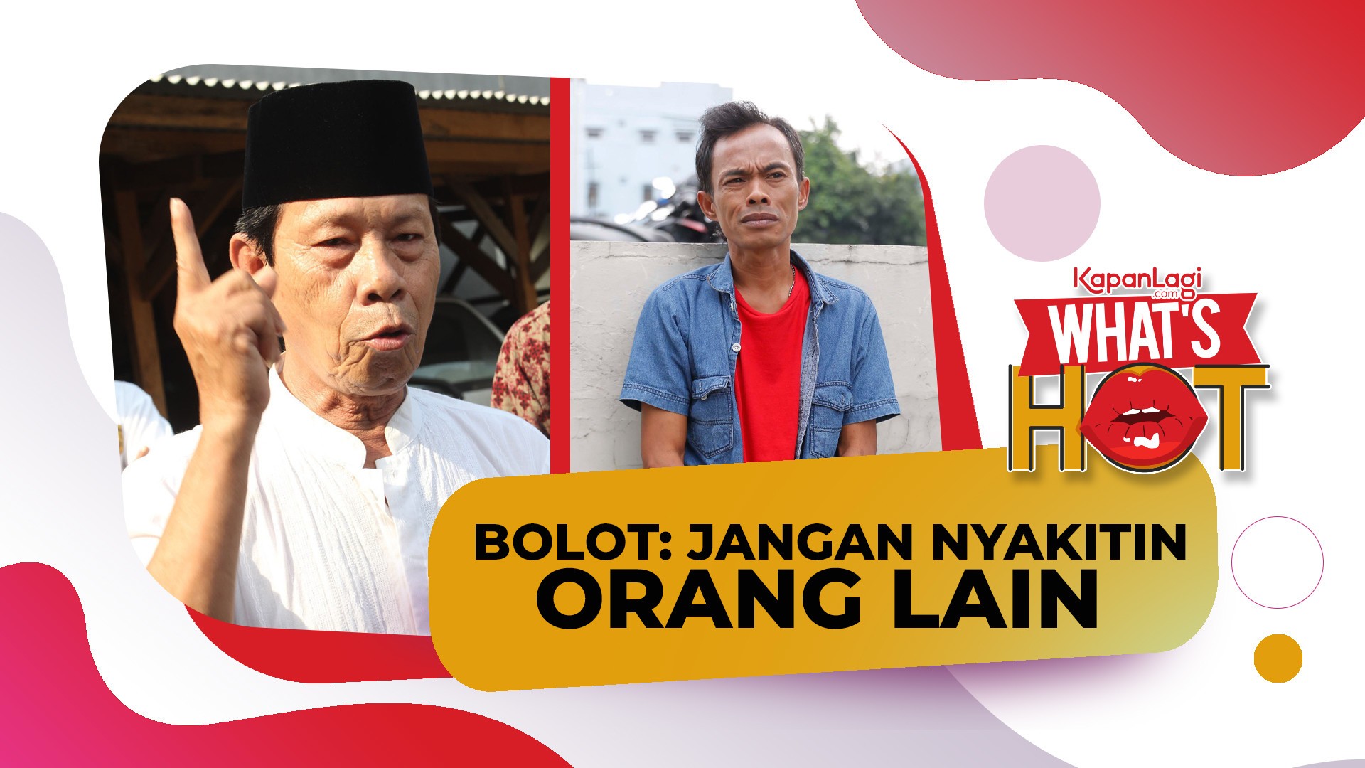 Streaming Insiden Tarik Kursi Haji Malih Haji Bolot Sudah Maafkan Ade Londok Vidio Com