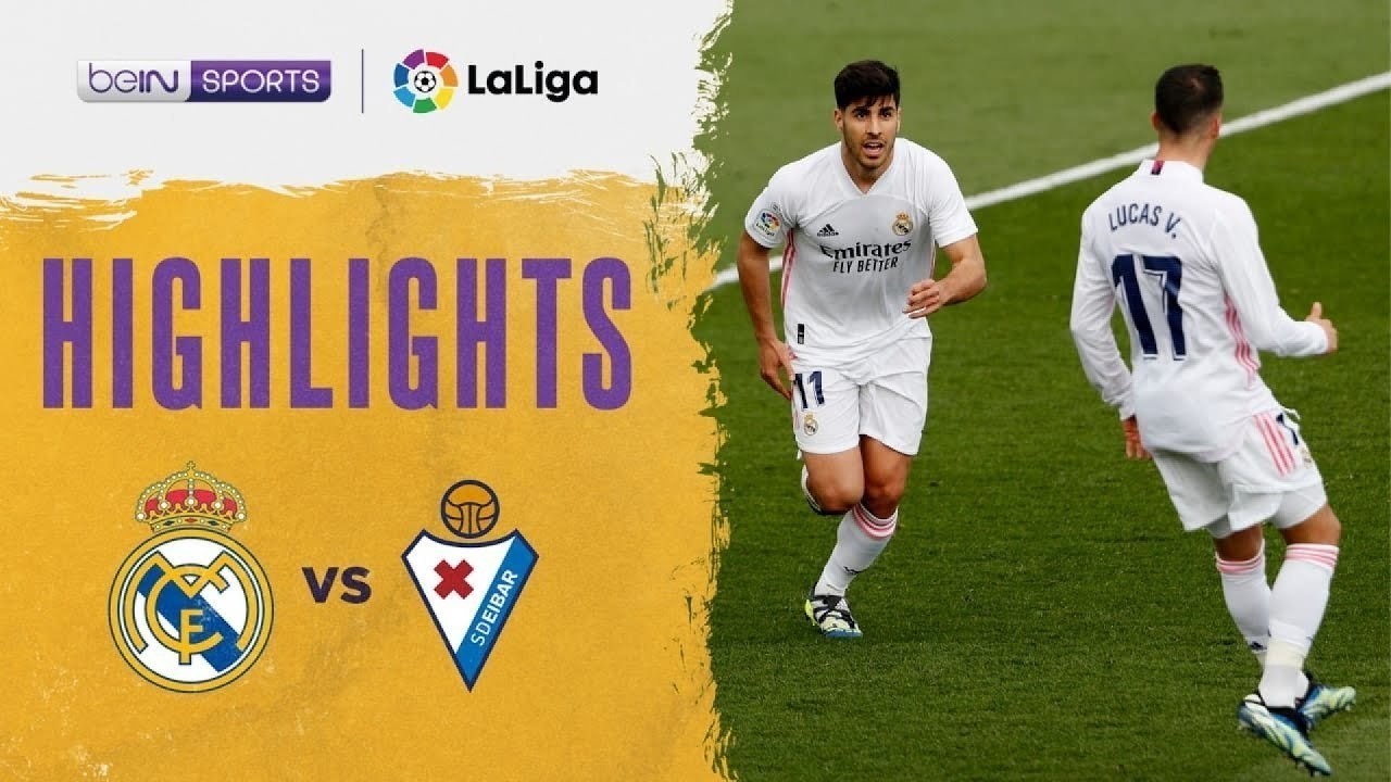 Streaming Match Highlights | Real Madrid 2 vs 0 Eibar | La ...