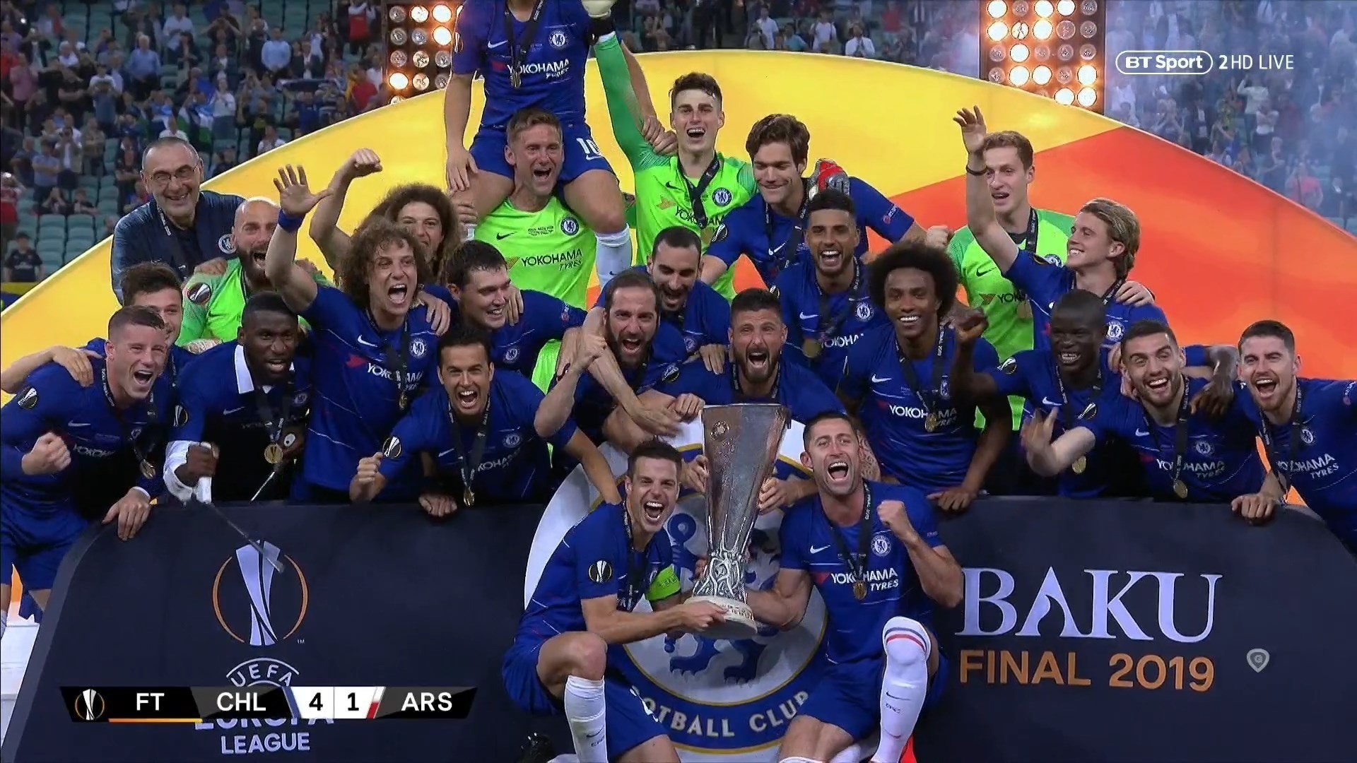 Chelsea 4 1 Arsenal UEL Final 2019 Extended Highlights HD 720p