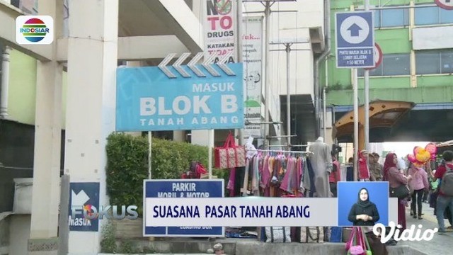 Streaming Pasar Tanah  Abang  Kembali Buka Masyarakat 