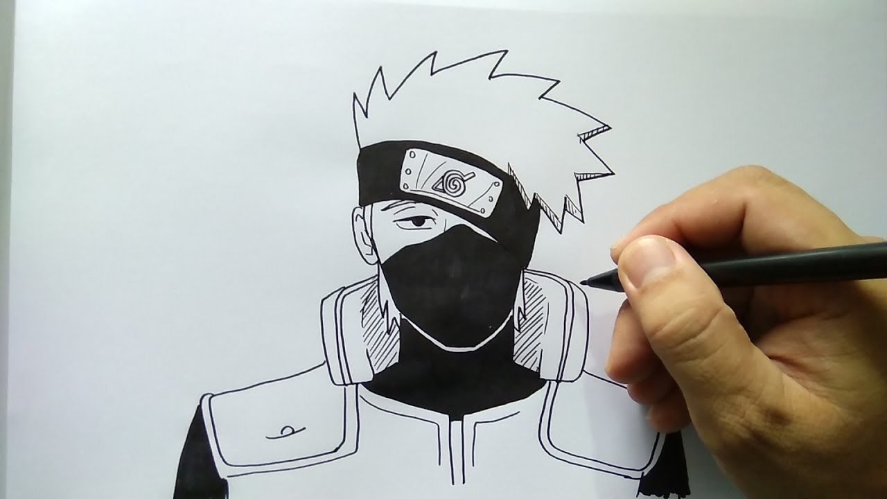 Streaming cara menggambar kakashi naruto dengan mudah Vidio