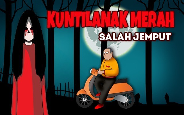 65 Gambar Hantu Kuntilanak Merah Gratis