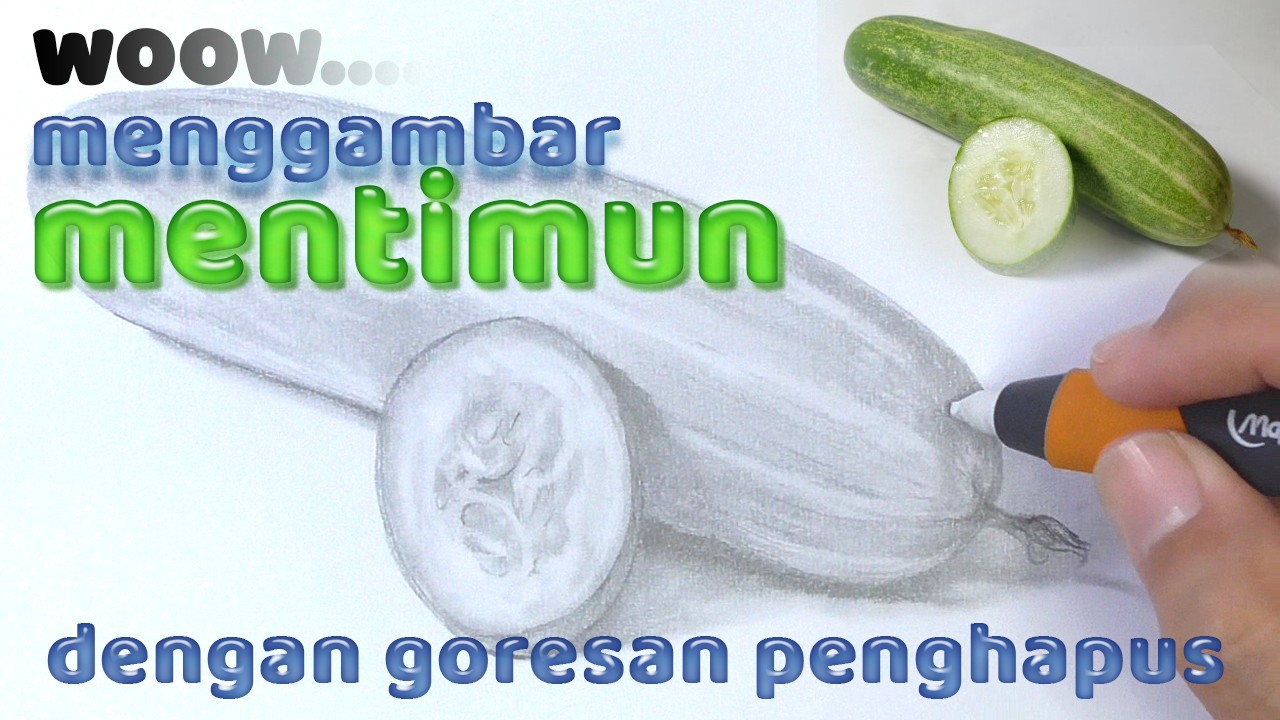 Menggambar Mentimun