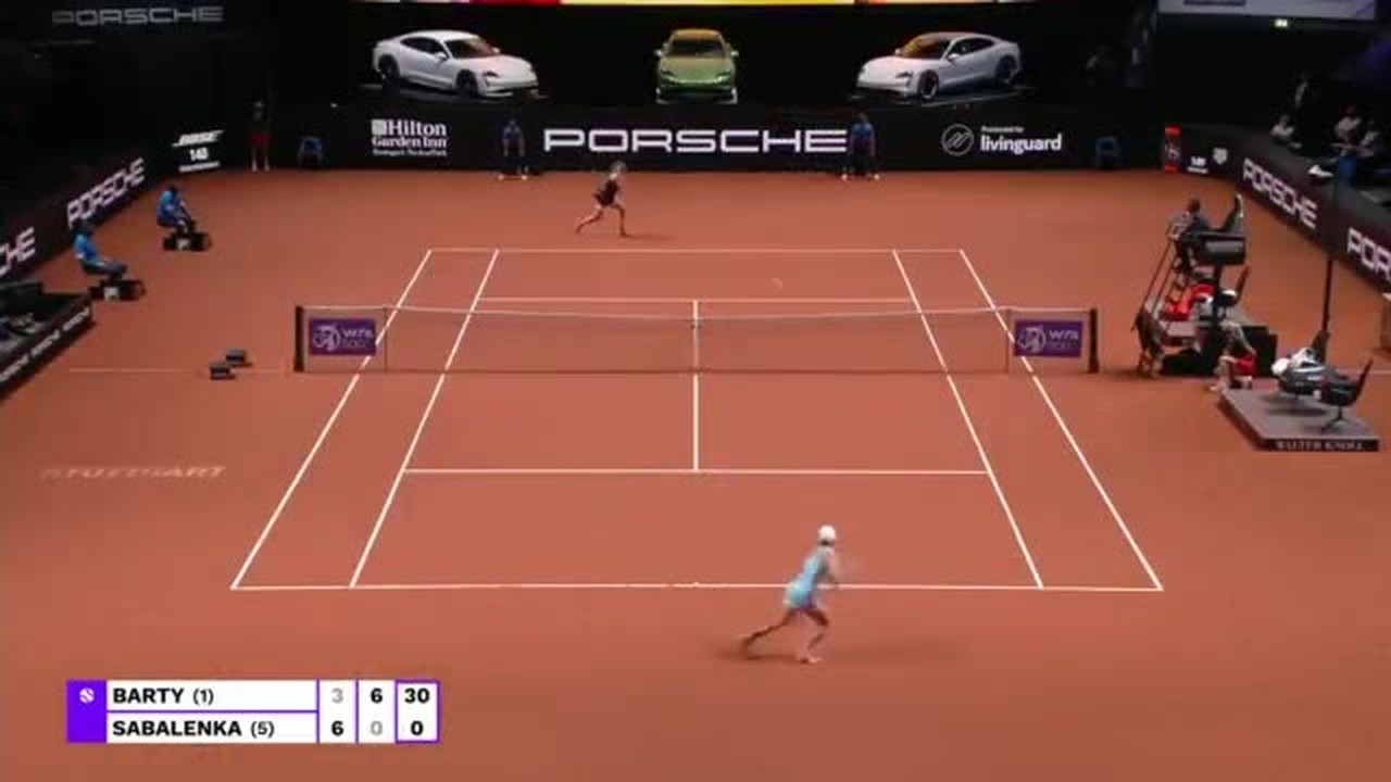 Streaming Match Highlights | Ashleigh Barty 2 vs 1 Aryna ...