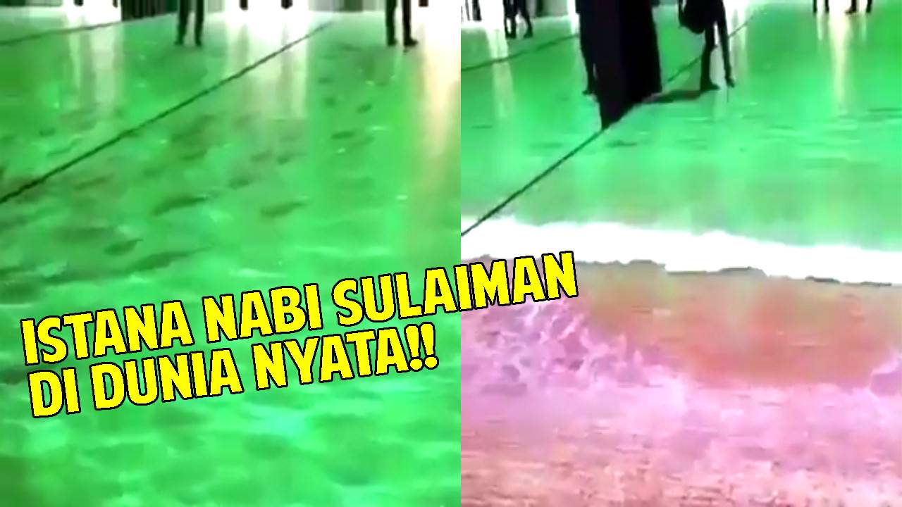 Mungkin Seperti Inilah Lantai Istana Nabi Sulaiman Yang Membuat Ratu Bilqis Terkagum Kagum Vidio