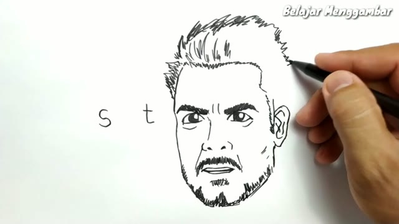 Streaming Wow Belajar Cara Menggambar Kata Stark Menjadi Gambar Ironman Avengers Endgame Keren Vidio Com