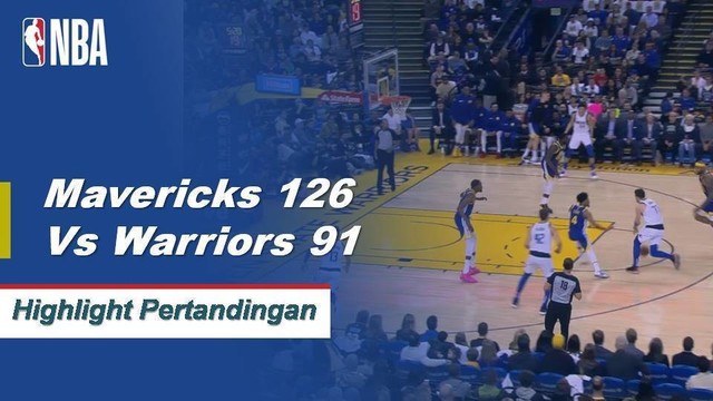 Streaming NBA I Cuplikan Pertandingan : Mavericks 126 vs Warriors 91 - Vidio.com