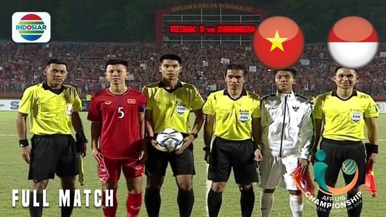 Streaming Vietnam Vs Indonesia Aff U 16 Championship 18 Vidio Com