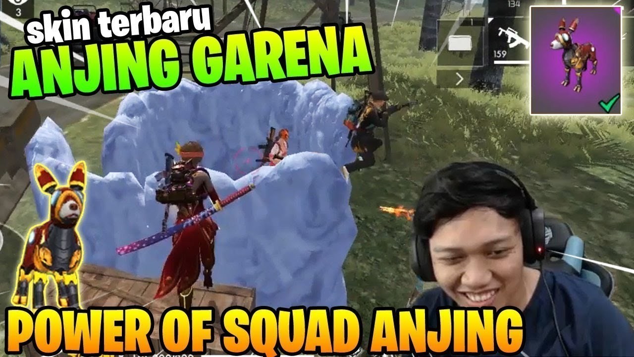 SKIN ANJING TERBARU SQUAD ANJING MUSUH AUTO NGENDOK Garena Free