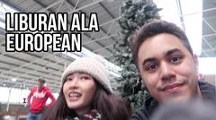 Ice Skating in Holland  European Asian Couple