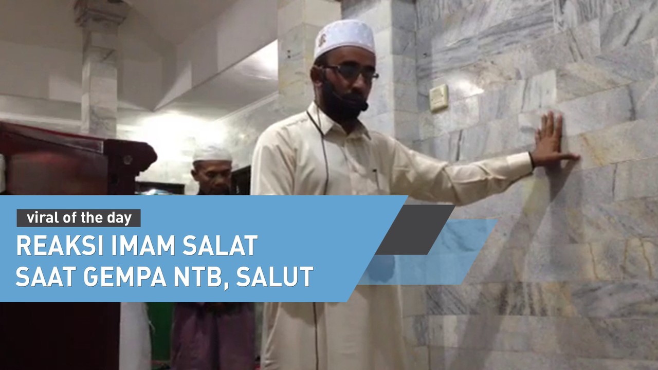 Streaming Reaksi Imam Salat Saat Gempa NTB, Salut - Vidio.com