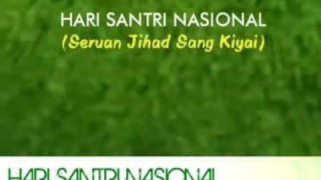 Lirik Lagu Hari Santri