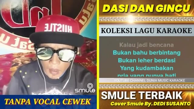 Dasi Dan Gincu Tanpa Vokal Cewek Karaoke Bareng Ind Dedi Susanto