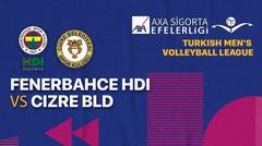 Full Match | Fenerbahce HDI Si̇gorta vs Allpower Aku Ci̇zre Bld. | Men's Turkish League