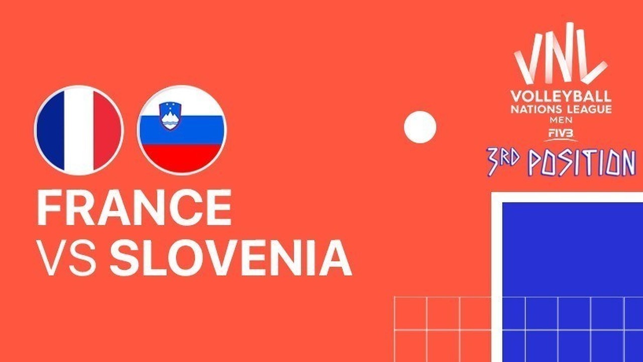 Streaming Full Match 3rd Position Vnl Men S France Vs Slovenia Volleyball Nations League 2021 Vidio