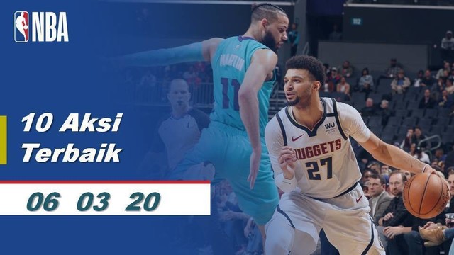 Top 10 Aksi Terbaik 6 Maret 2020 NBA Regular Season 