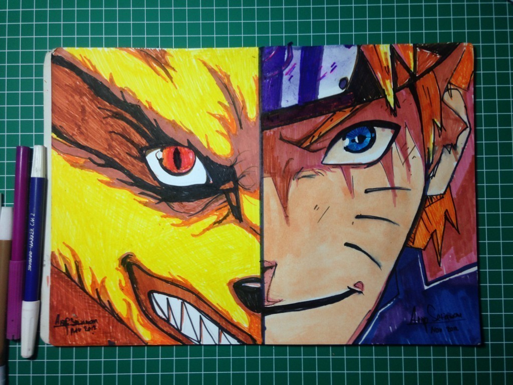 40 Trend Terbaru Sketsa Gambar Naruto Kyubi Tea And Lead