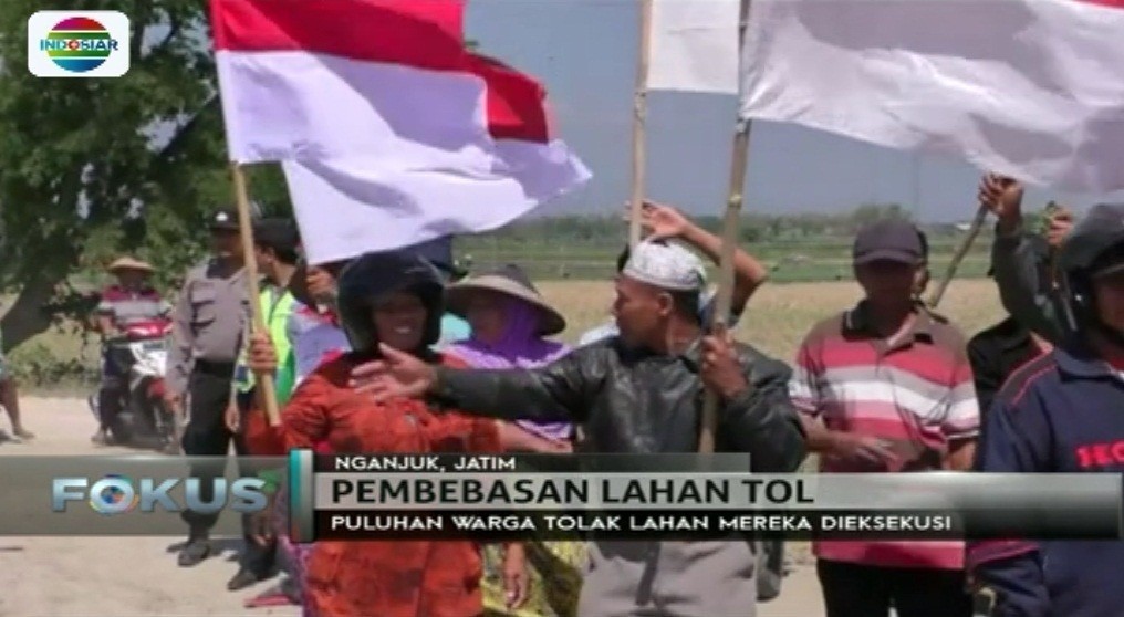 Puluhan Warga Di Nganjuk Protes Pembangunan Tol Trans Jawa 1 Orang Diamankan Fokus Malam
