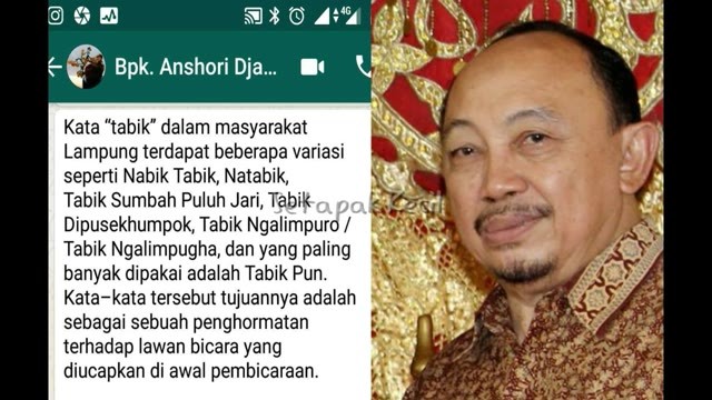 Asal Muasal Kata Tabik Pun Dalam Bahasa Lampung Vidio Com