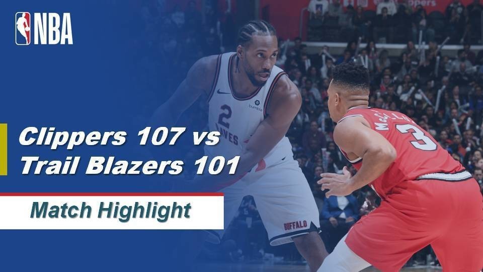 Nba I Cuplikan Pertandingan La Clippers 107 Vs Portland Trail