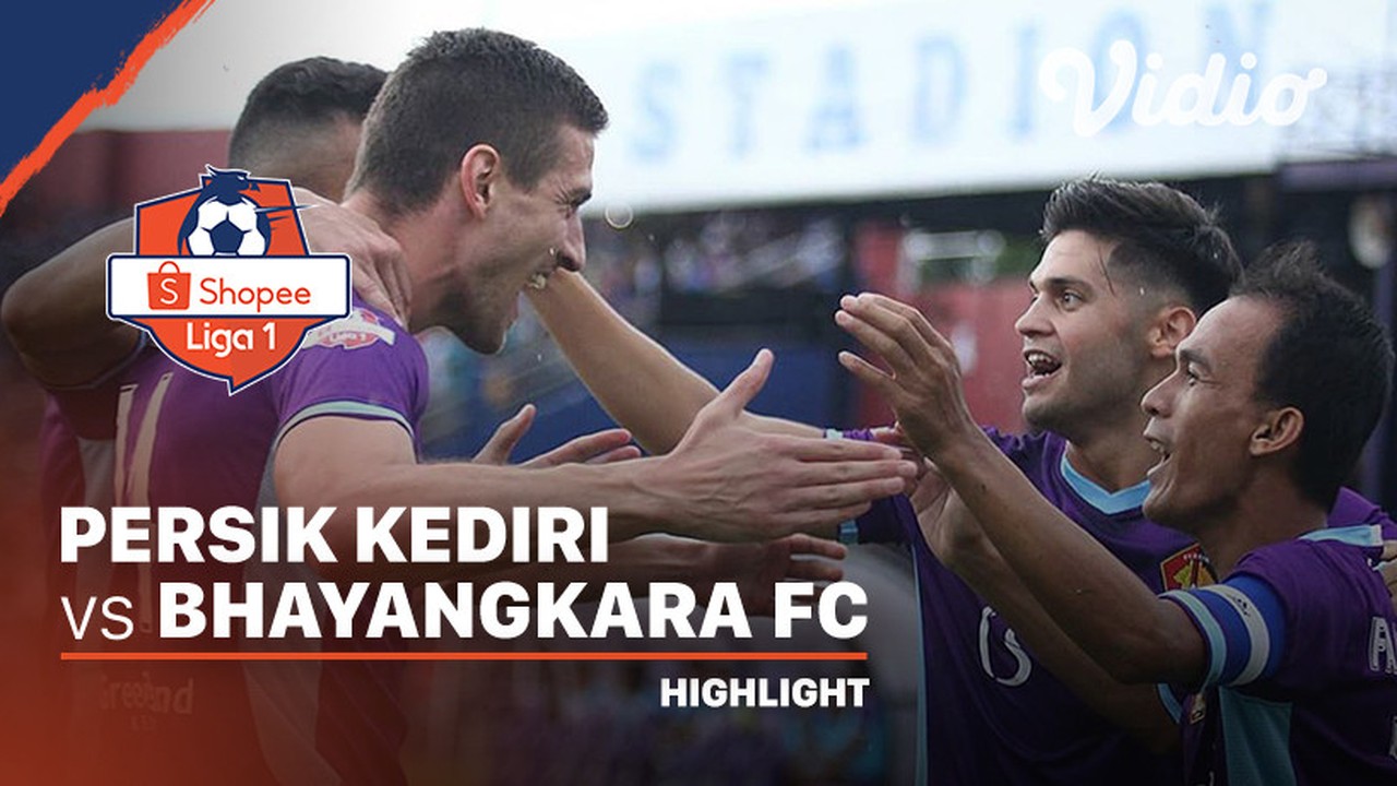 Persik Kediri Tampil Superior, Lumat Bhayangkara FC dengan Skor 4-0