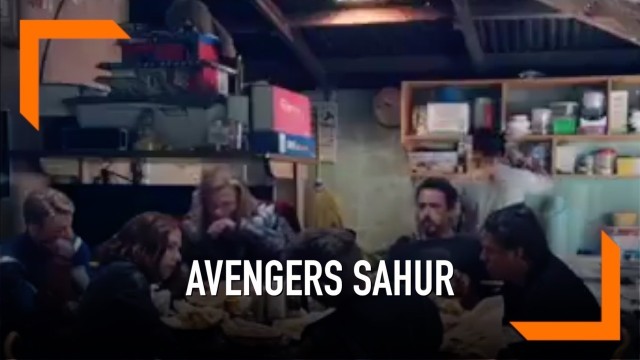 VIDEO Ketika Superhero Avengers Kumpul Sahur di Warteg Citizen6