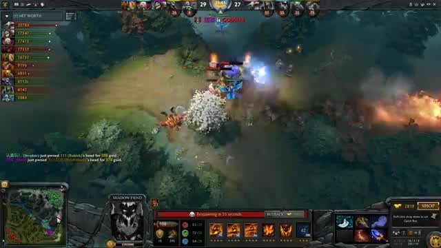 Dota 2 Mushi 6 87 Shadow Fiend Scepter Refresher Vidio Com