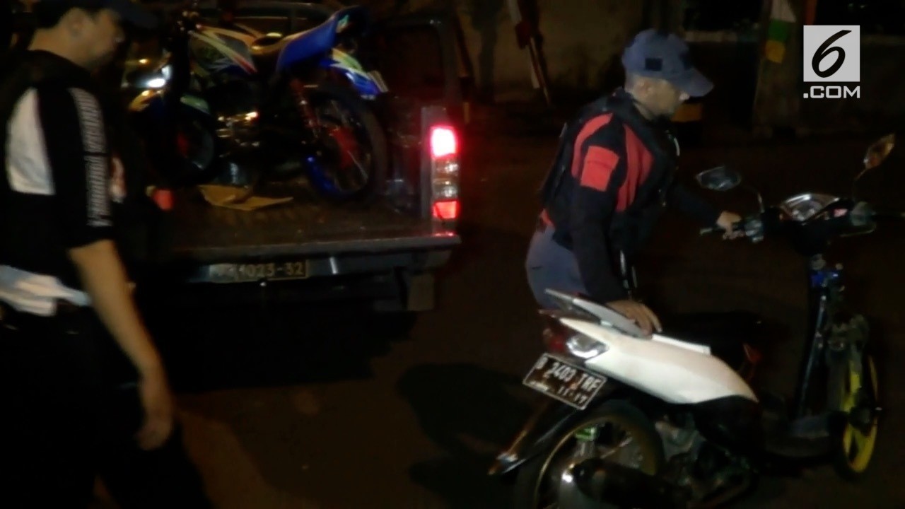 Polisi Sita Motor Modifikasi Pembalap Liar Vidiocom