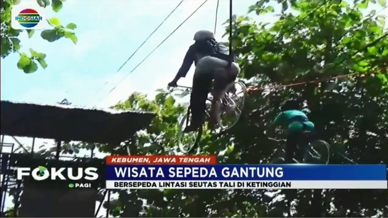 Streaming Akhir Pekan, Jajal Wahana Sepeda Gantung di ...