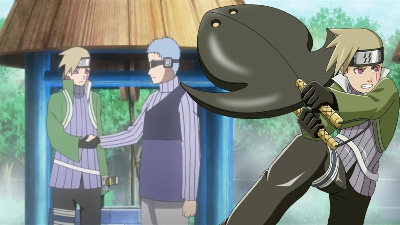 Streaming Chojuro Berikan Dua Pedang Besar Hiramekarei Pada Kagura Inilah Alasannya Di Anime Boruto Vidio Com