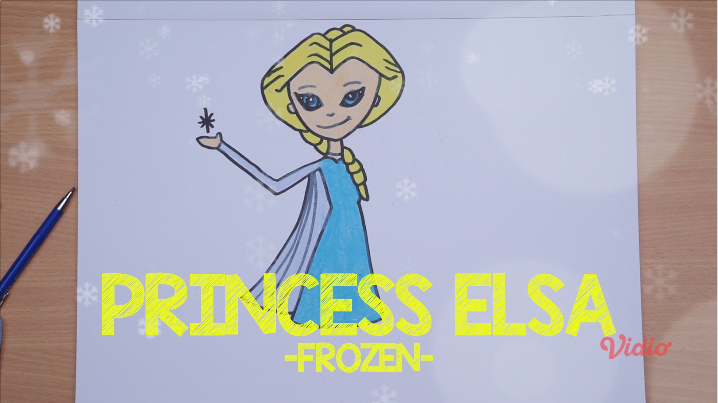 Mari Menggambar Princess Elsa Frozen
