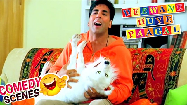 Streaming Akshay Kumar Trying To Wake Up The Dog Comedy Scene Deewane Huye Paagal Hindi Film Full Movie Vidio