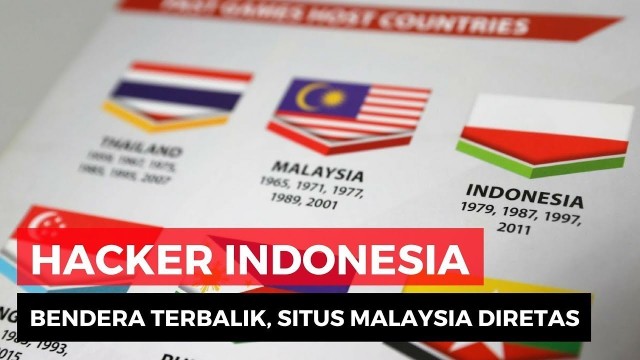 Streaming Bendera Indonesia Terbalik Puluhan Web Malaysia Di Hack Vidio Com