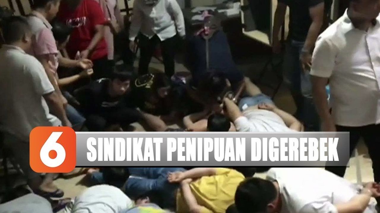 Polisi Gerebek Sindikat Penipuan  Lewat Telepon  Oleh WN 