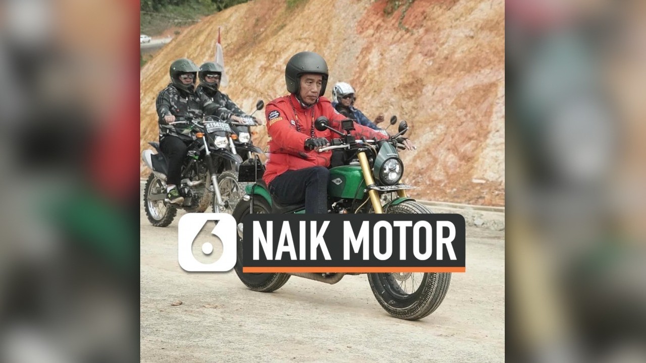 Streaming Naik  Motor  Custom Jokowi Jajal Jalan  Perbatasan 