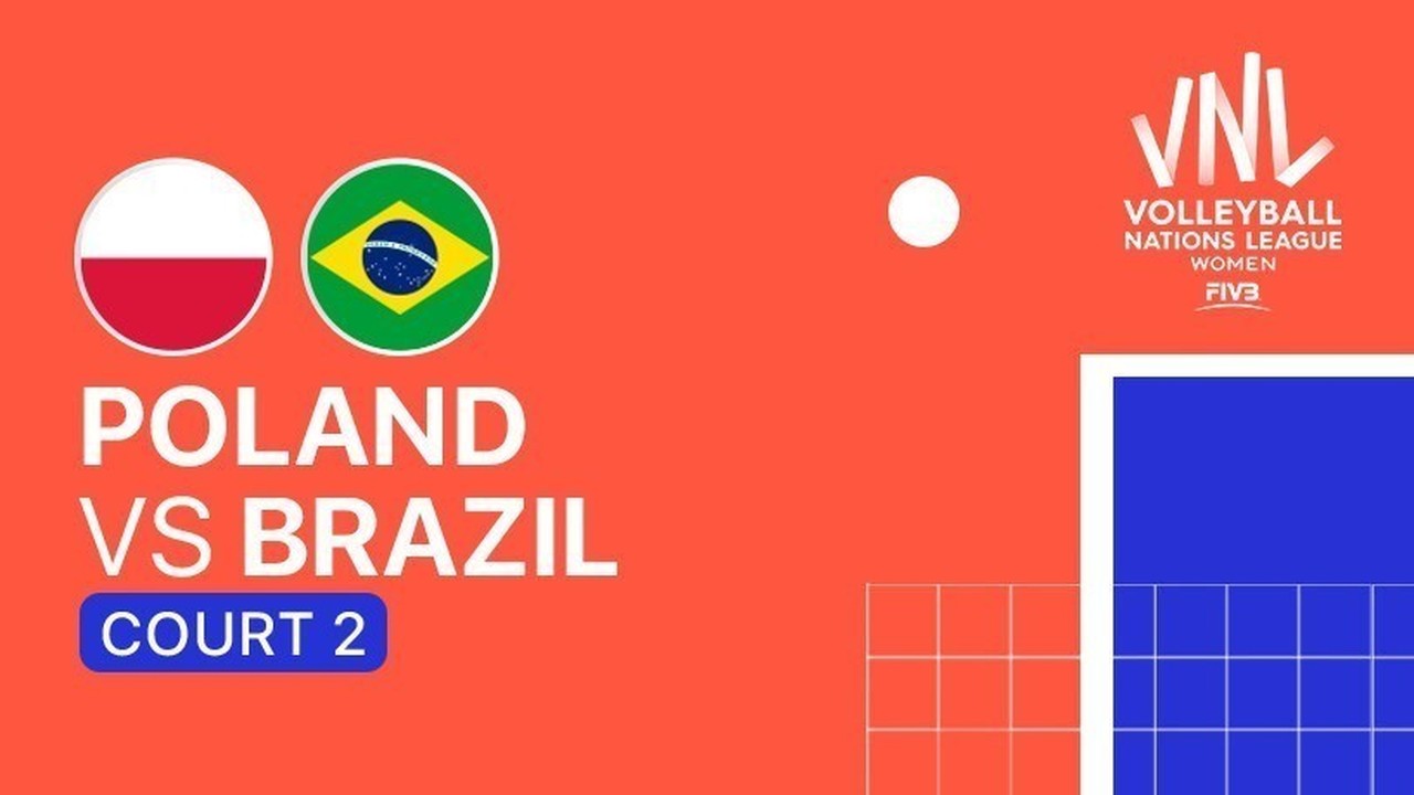 Streaming Full Match | VNL WOMEN'S - Poland VS Brazil ...