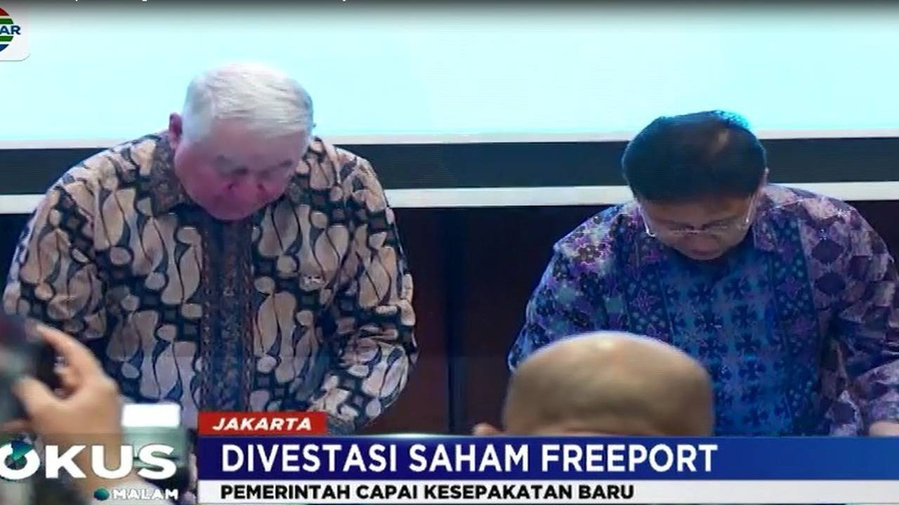 Kuasai 51 Persen Saham Freeport, Ini Langkah Pemerintah Indonesia  Berikutnya - Fokus Malam
