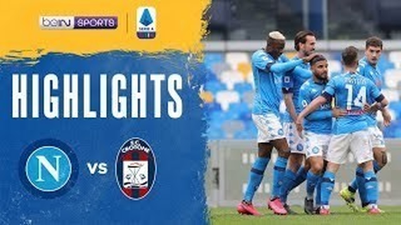 Streaming Match Highlights Napoli 4 Vs 3 Crotone Serie A 2021 Vidio