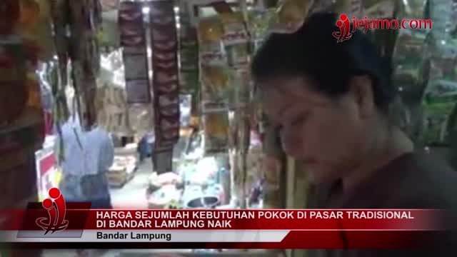 Streaming Harga Bahan Pokok di  Pasar  Tradisional di  Bandar  