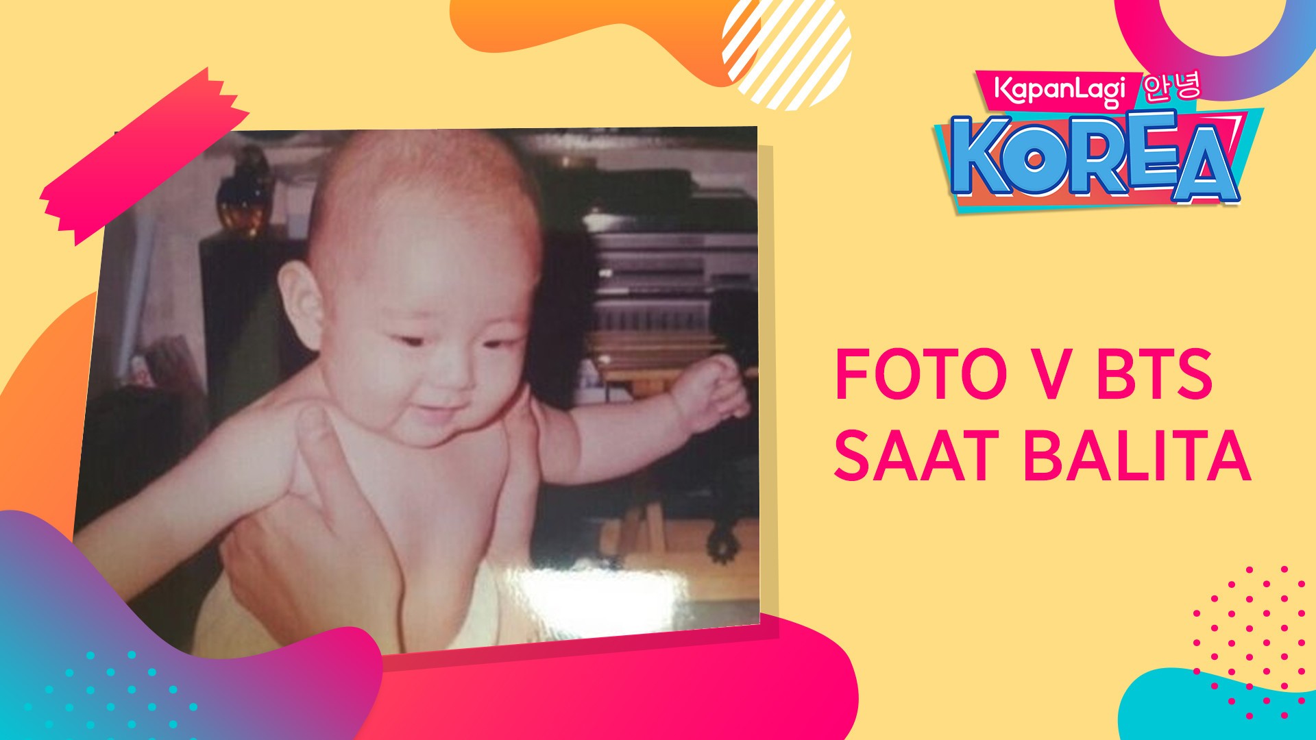 Streaming Potret V Bts Saat Masih Balita Kepala Botak Menggemaskan Vidio Com