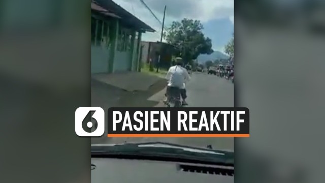 Pasien Reaktif Covid 19 di  Garut  Naik Motor  ke Tempat  